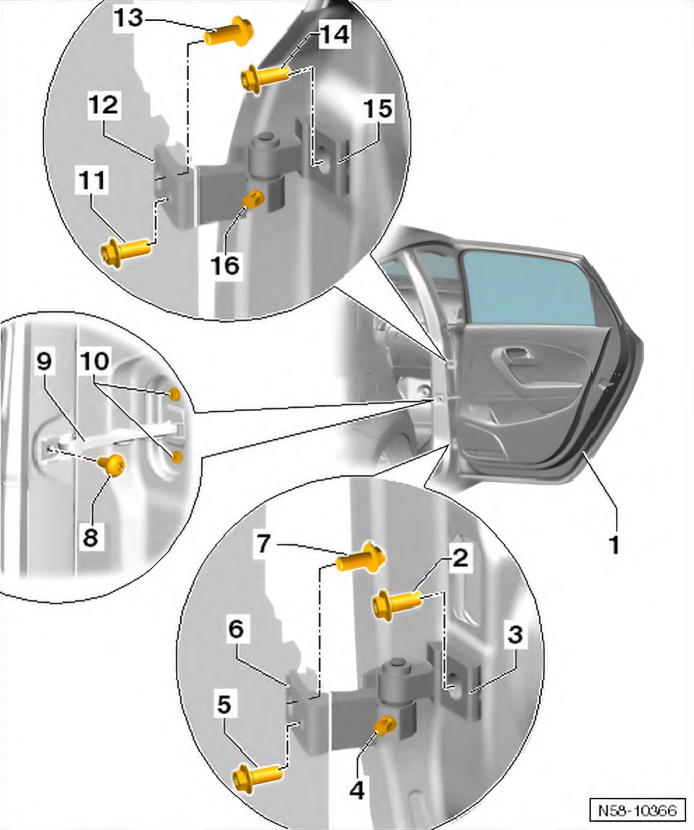 Assembly overview – door