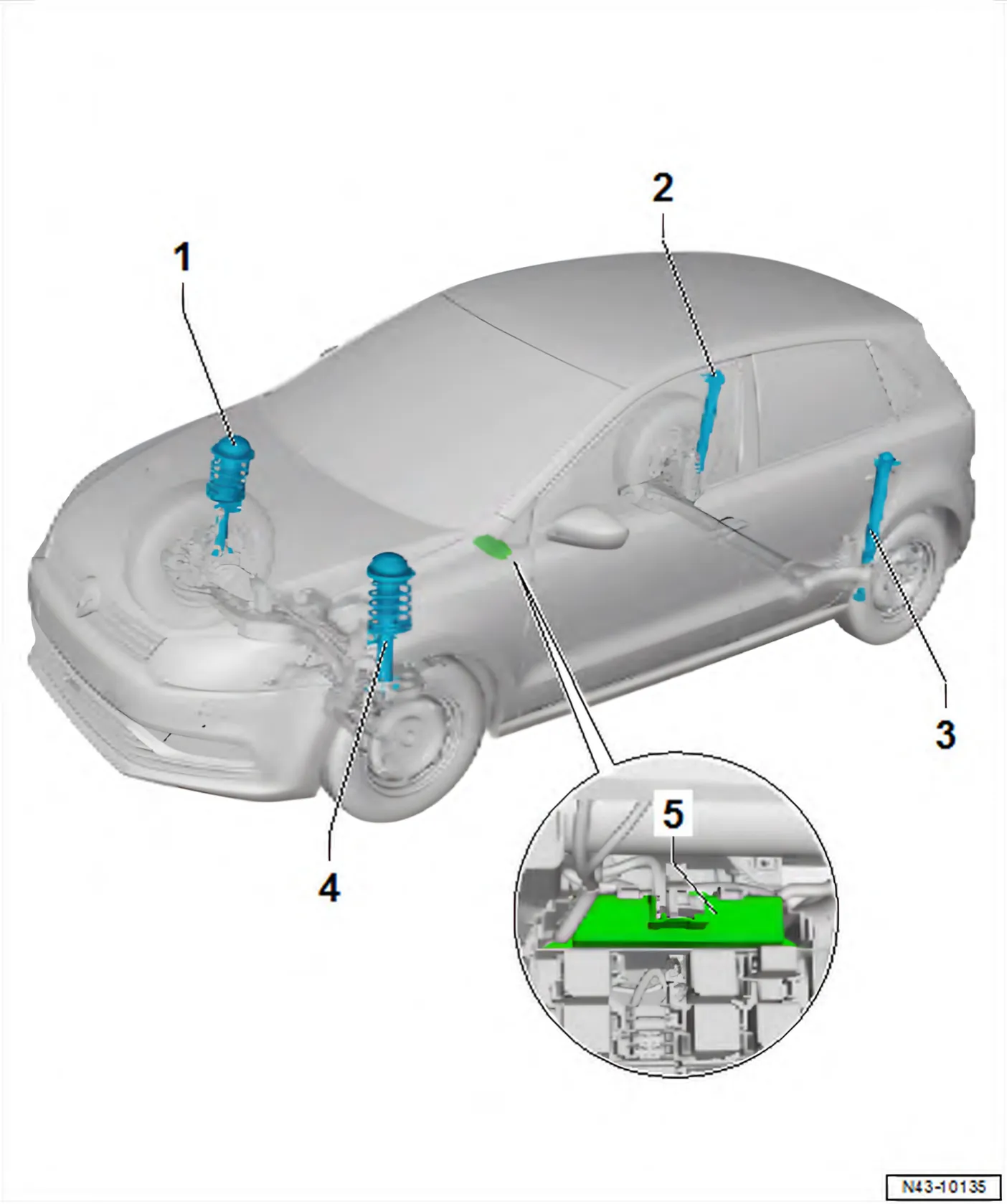 Electronically controlled damping system